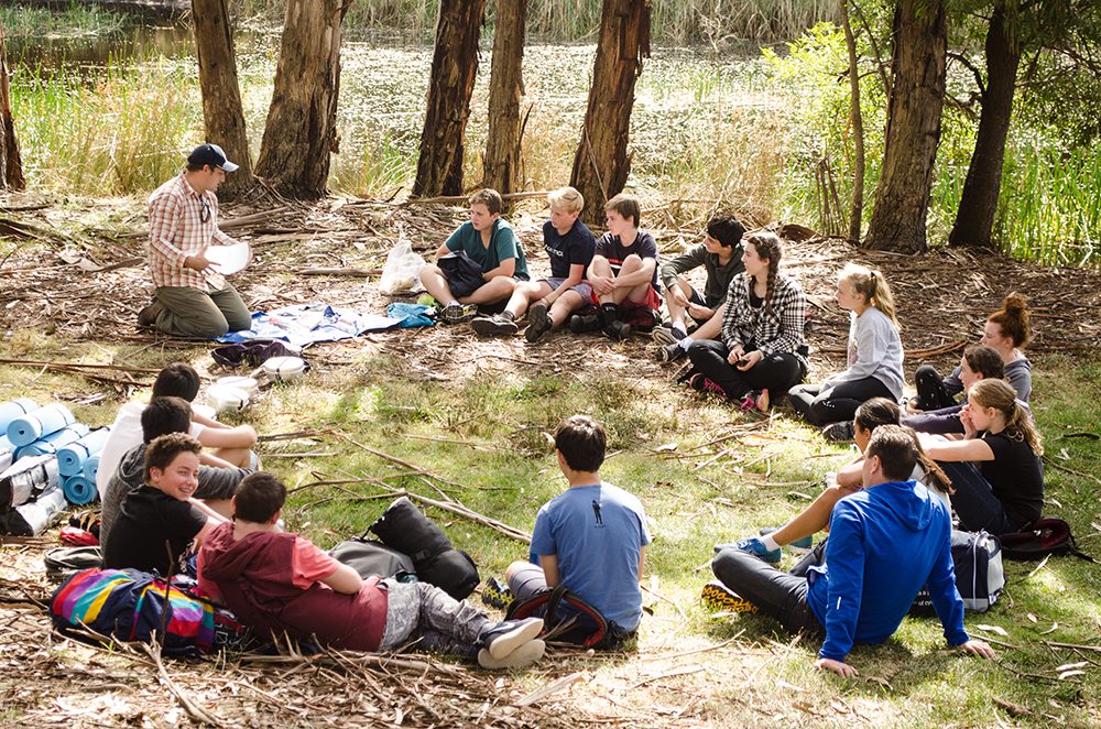 Outdoor School Camp Activities Cave Hill Creek