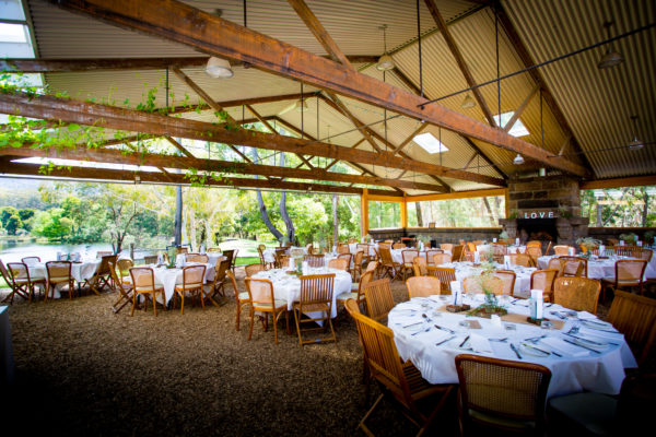 outdoor undercover table settings