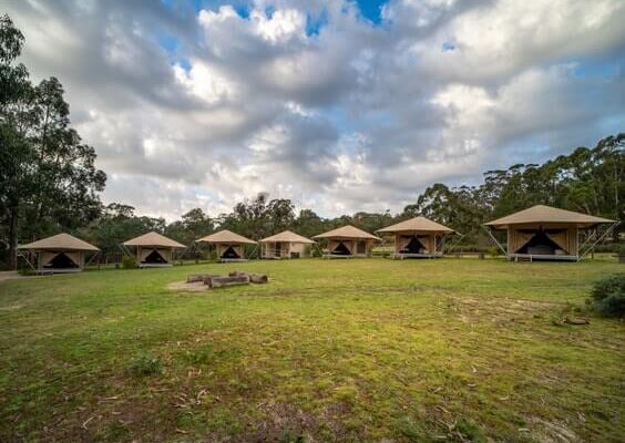 glamping village cave hill creek